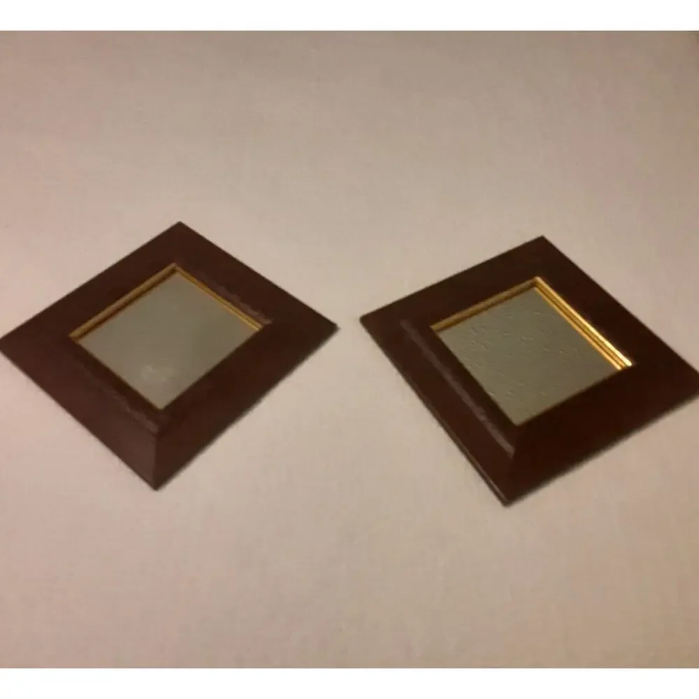 Vintage Home Interiors Wall Mirrors Framed X2
